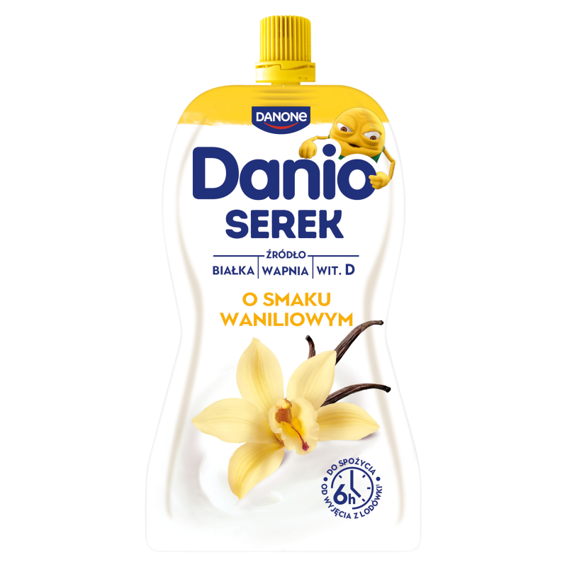 DANIO Serek Homogenizowany Waniliowy w saszetce frisco.pl