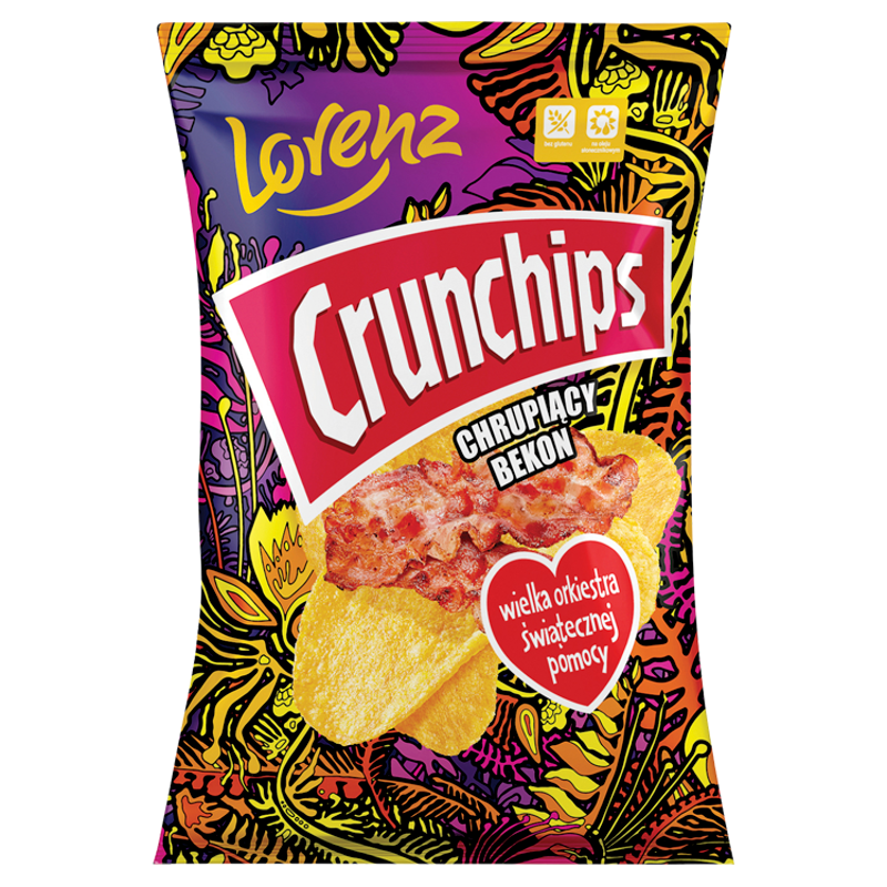 CRUNCHIPS Chipsy ziemniaczane chrupiący bekon frisco.pl