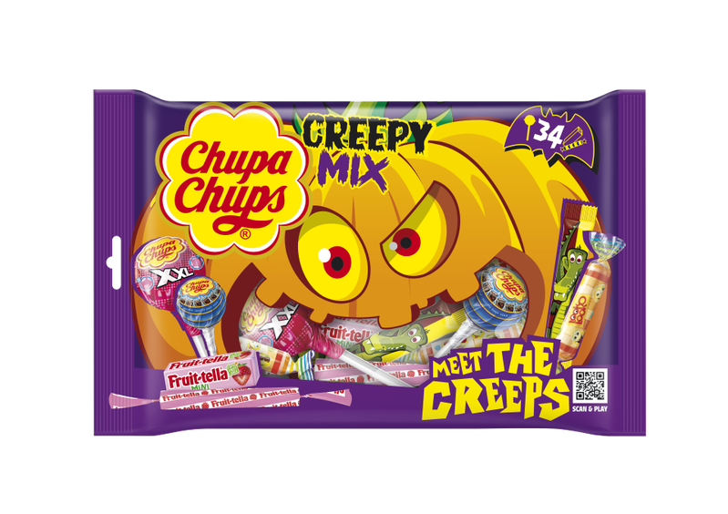 CHUPA CHUPS Creepy Mix Mieszanka słodyczy 34 szt.