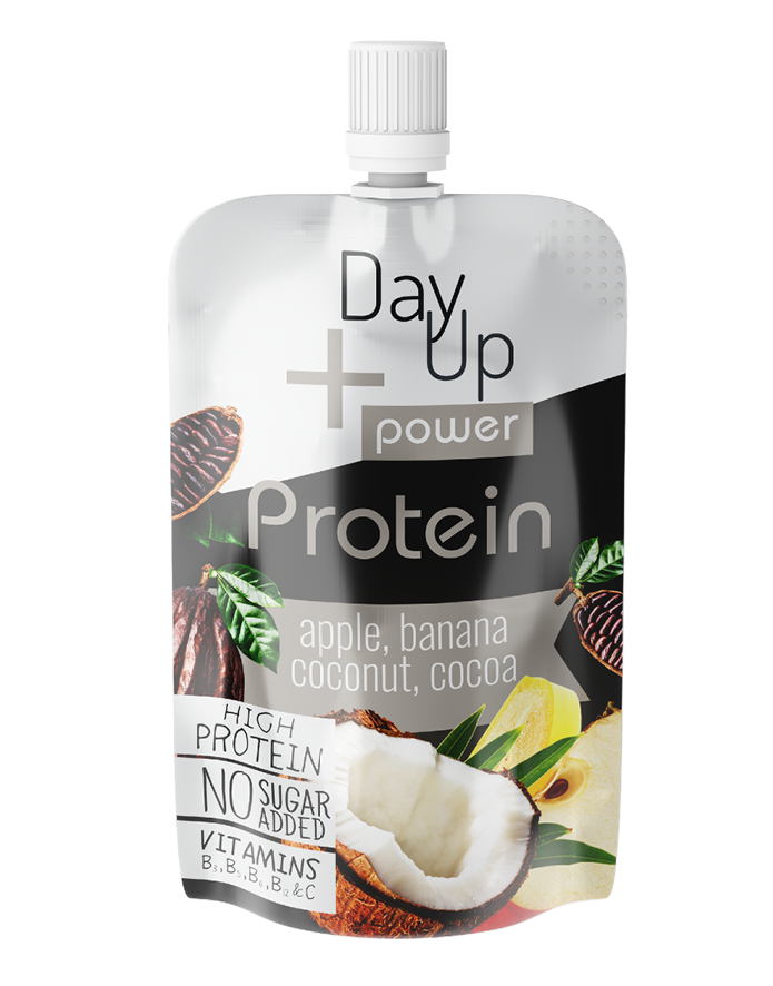 DAYUP Puree jablkowe z bananem kokosem serwatkowym izolatem proteinowym