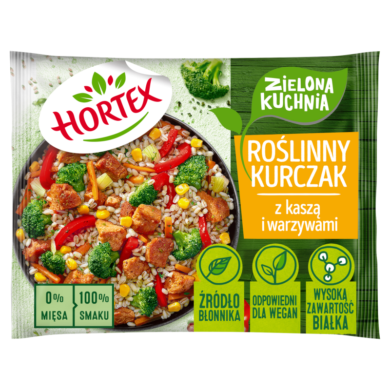HORTEX Roślinny kurczak z kaszą mrożony