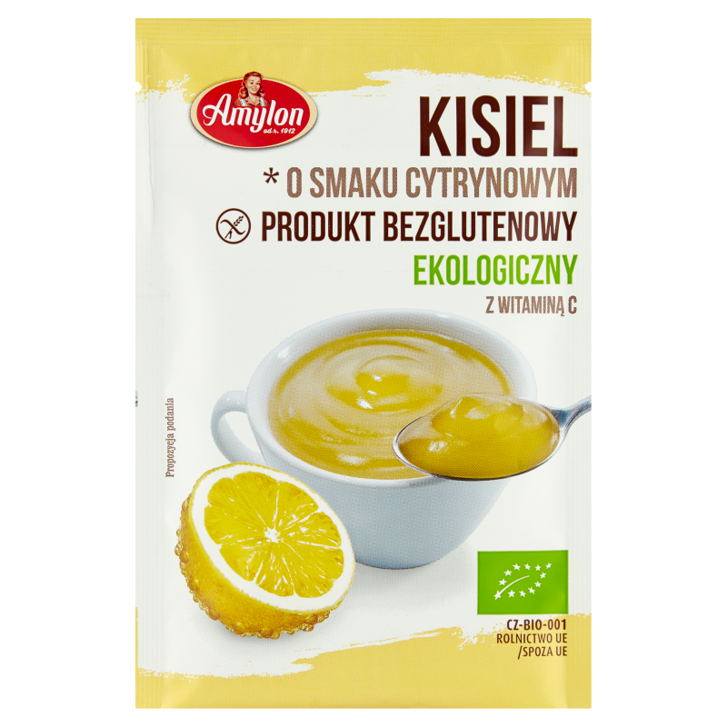 AMYLON Kisiel cytrynowy bezglutenowy BIO