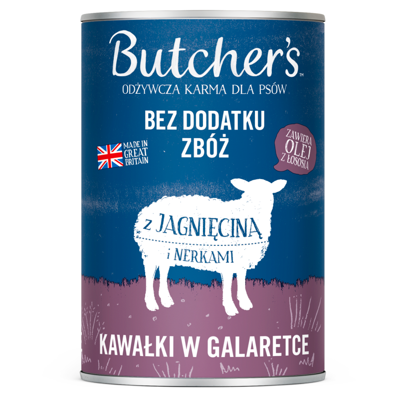 BUTCHER'S Original Karma dla psa kawałki z jagnięciną w galaretce frisco.pl