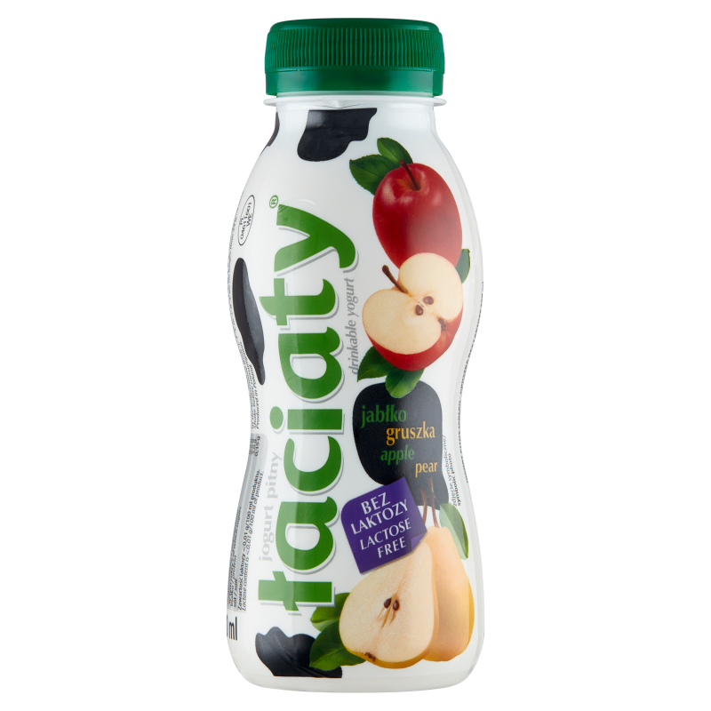 ŁACIATY Jogurt pitny jabłko gruszka bez laktozy frisco.pl