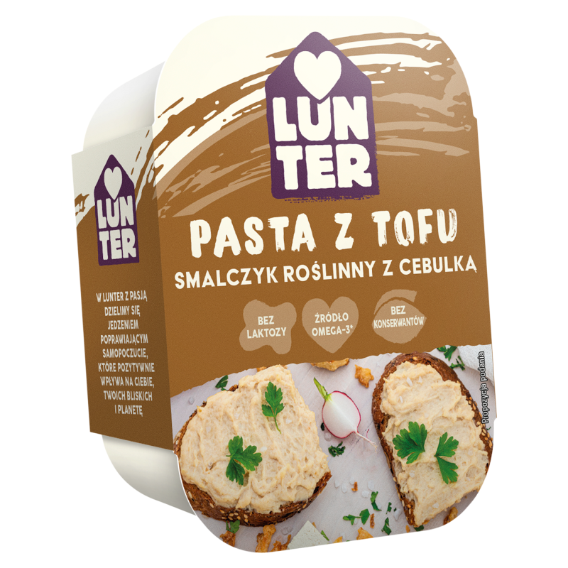 LUNTER Smalczyk roślinny z tofu z cebulką