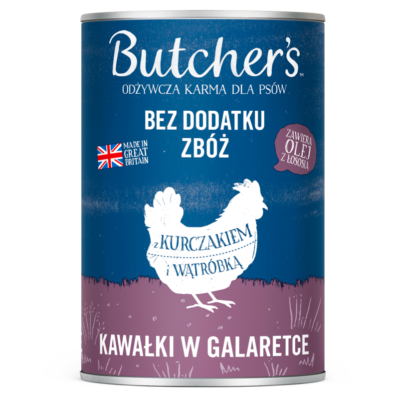 BUTCHER'S Original Karma dla psa kawałki z kurczakiem w galaretce frisco.pl