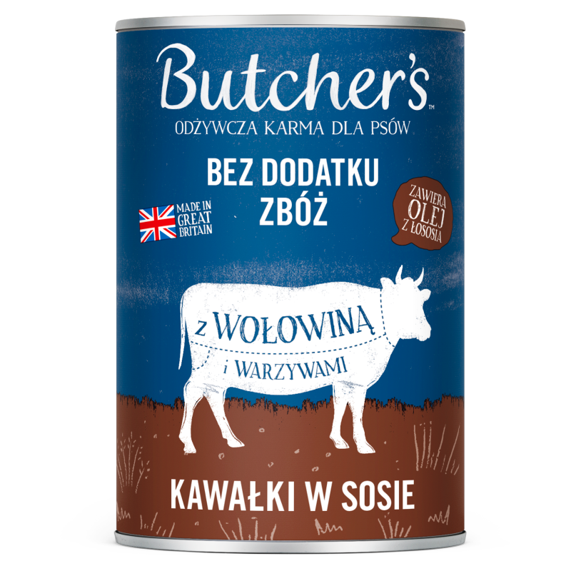 BUTCHER'S Original Karma dla psa kawałki z wołowiną w sosie frisco.pl