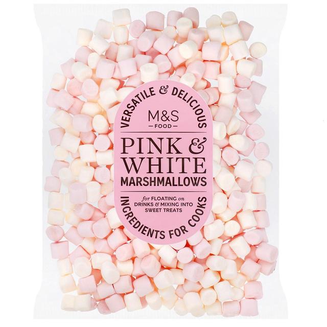 MARKS & SPENCER Marshmallows - białe i różowe pianki