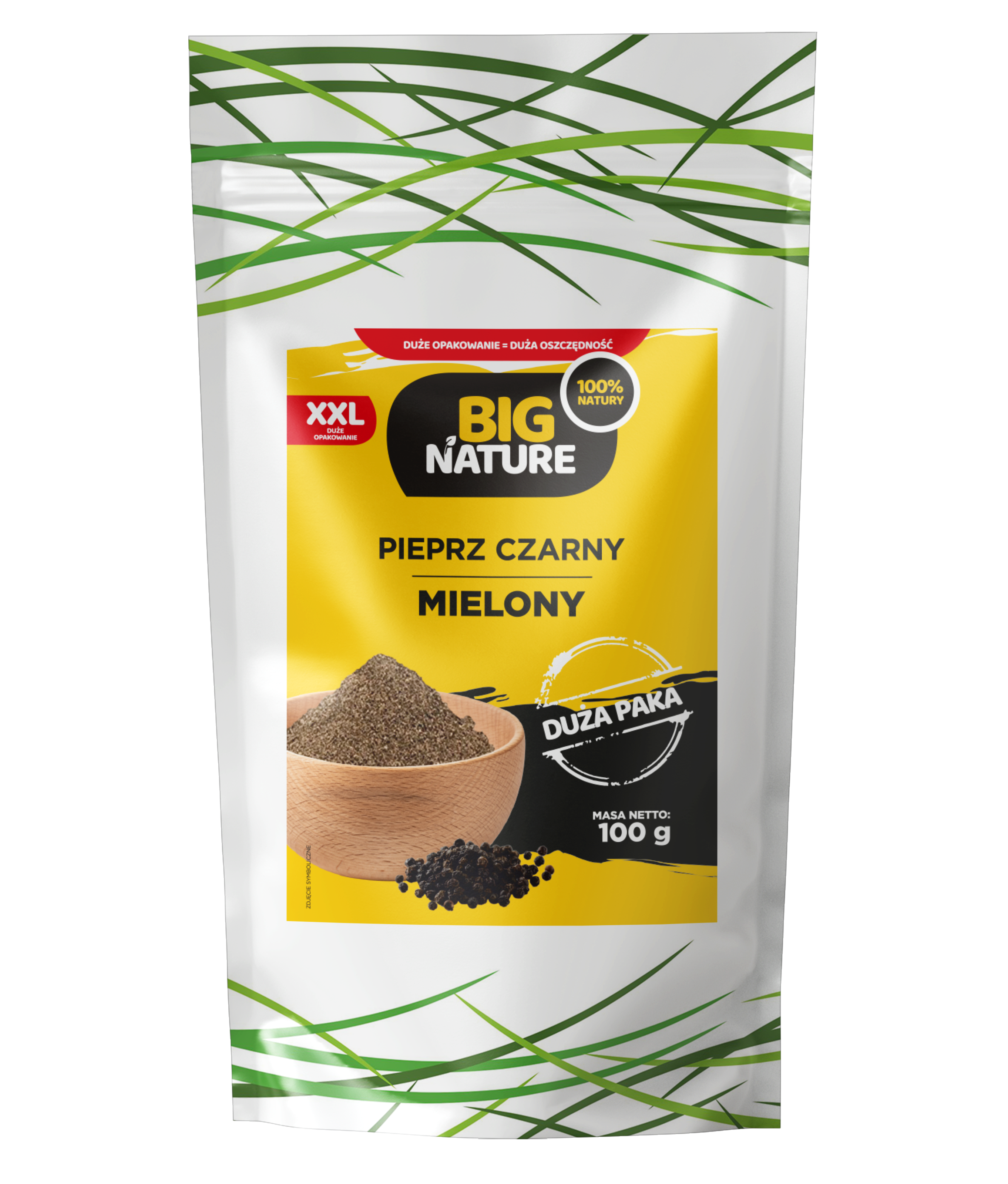 BIG NATURE Pieprz czarny mielony
