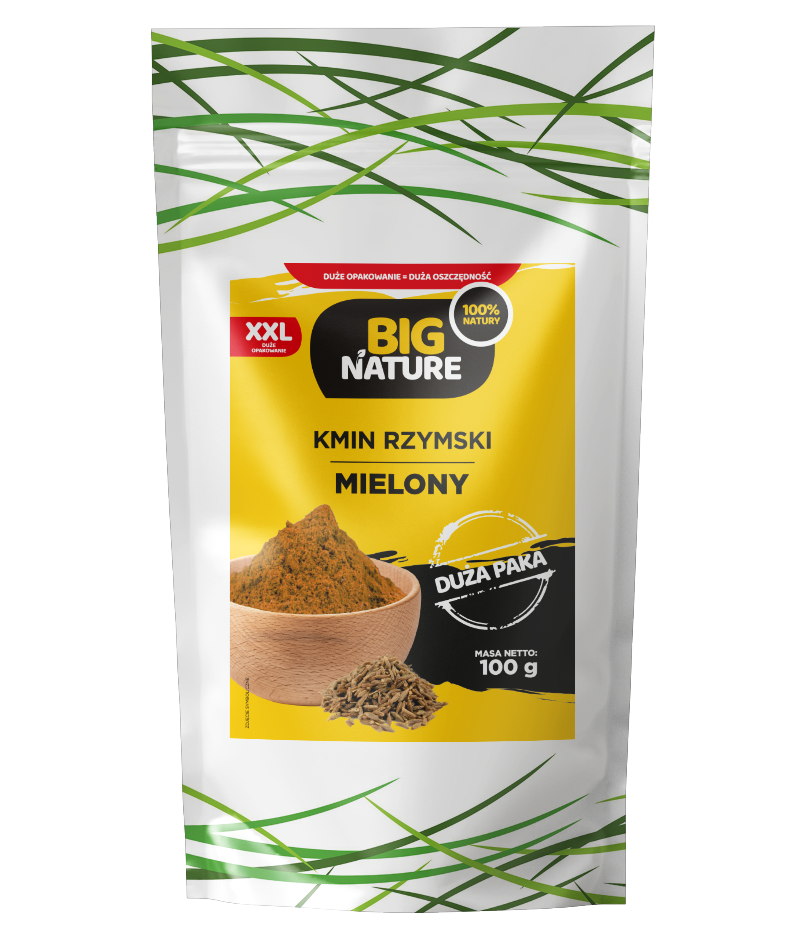 BIG NATURE Kmin rzymski mielony XXL