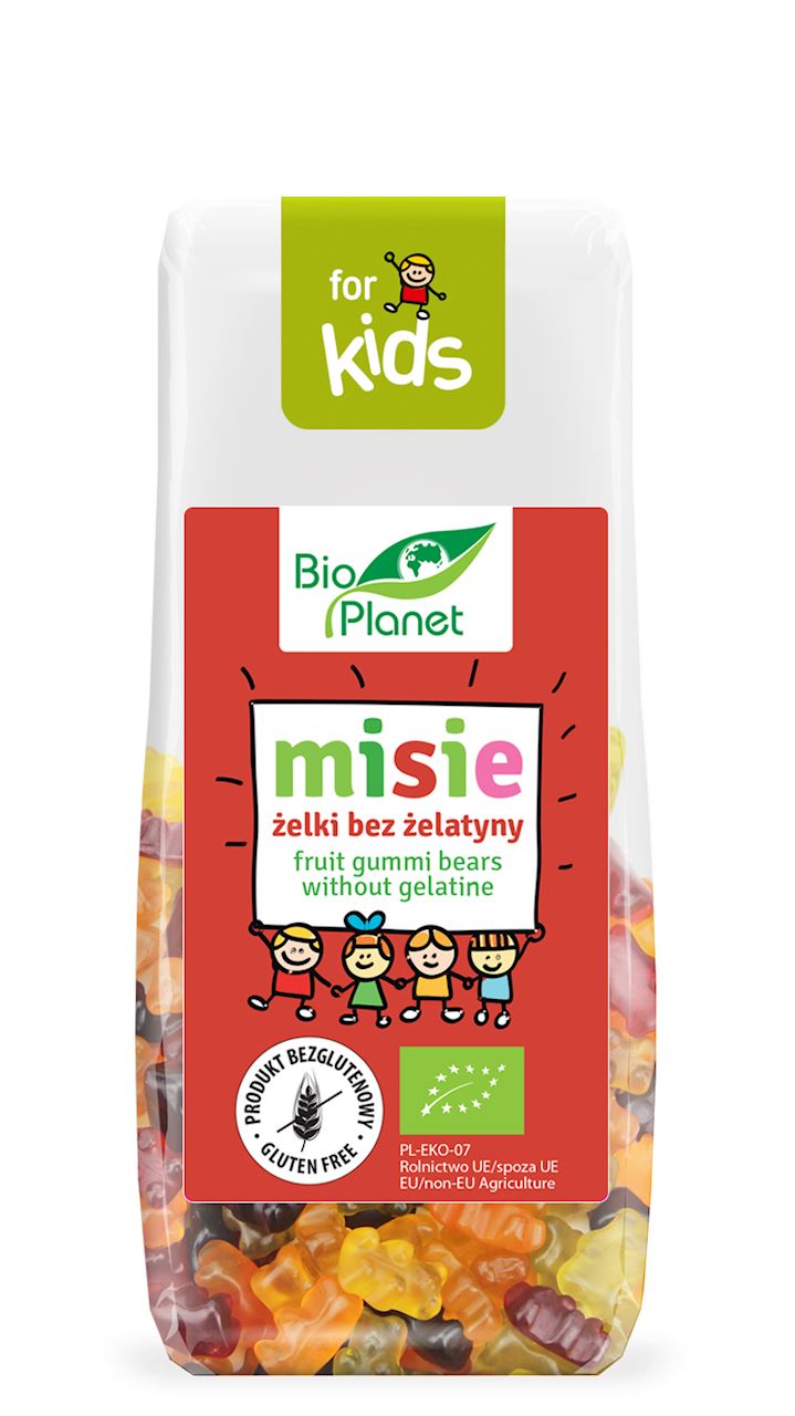 BIO PLANET Żelki bez żelatyny BIO