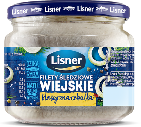 LISNER Filety śledziowe wiejskie klasyczna cebulka frisco.pl