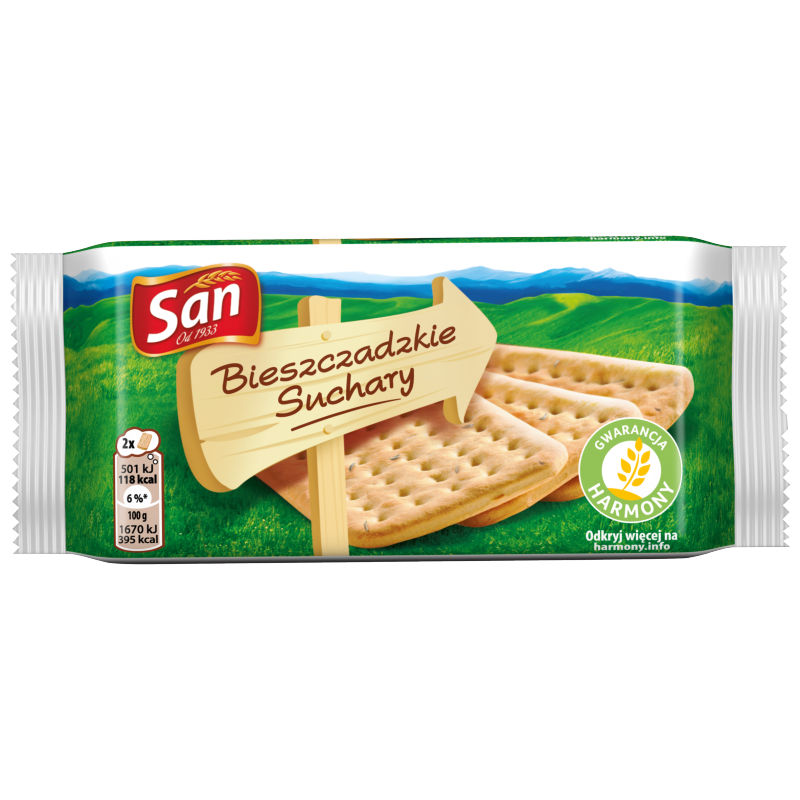 SAN Bieszczadzkie suchary frisco.pl