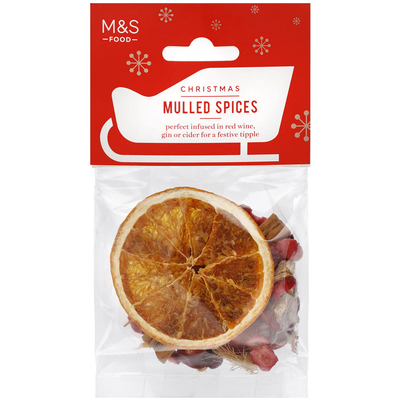 MARKS & SPENCER Mieszanka suszonych owoców i przypraw korzennych do grzanego wina