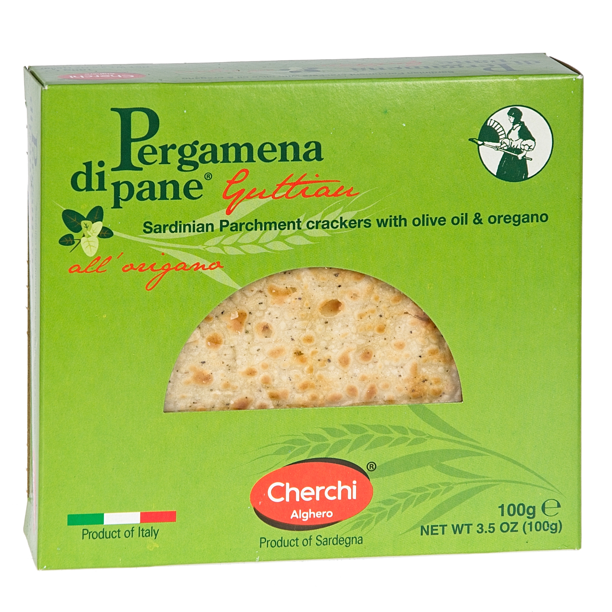 CHERCHI ALGHERO Pergamena di pane z oregano
