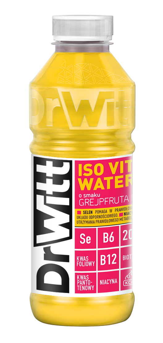 DR WITT Vitamin Water Napój o smaku grejpfruta i aloesu