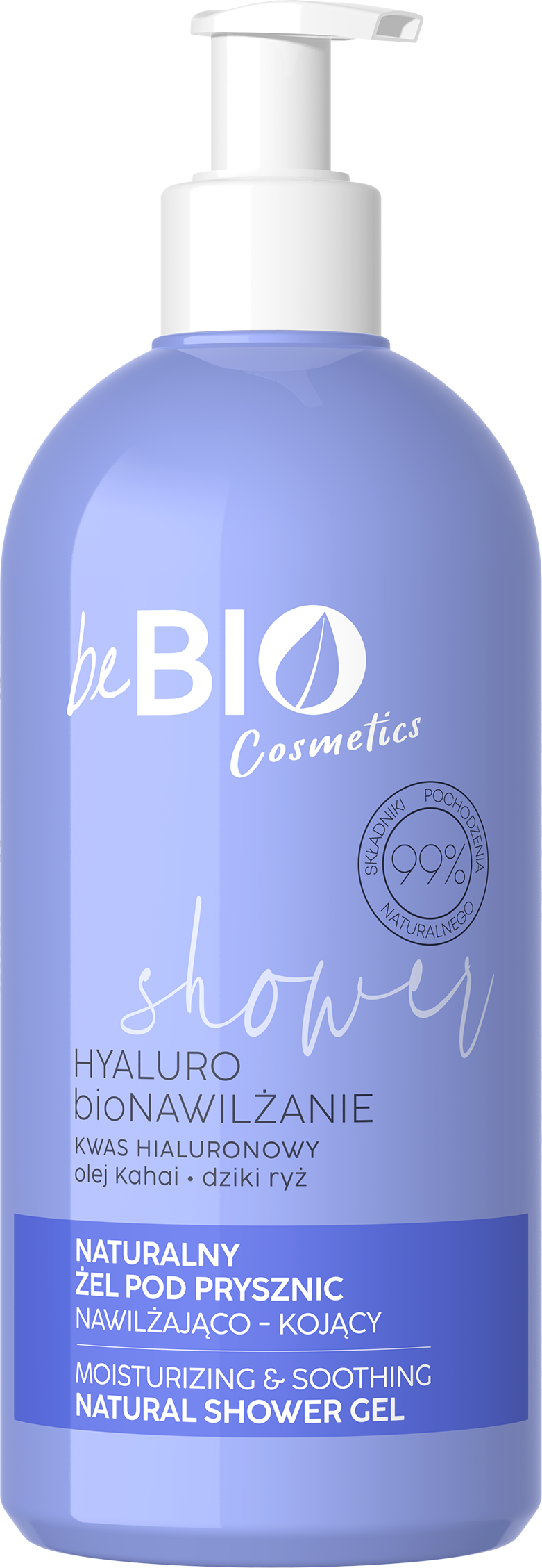 beBIO Ewa Chodakowska HYALURO Naturalny żel pod prysznic nawilżająco – kojący