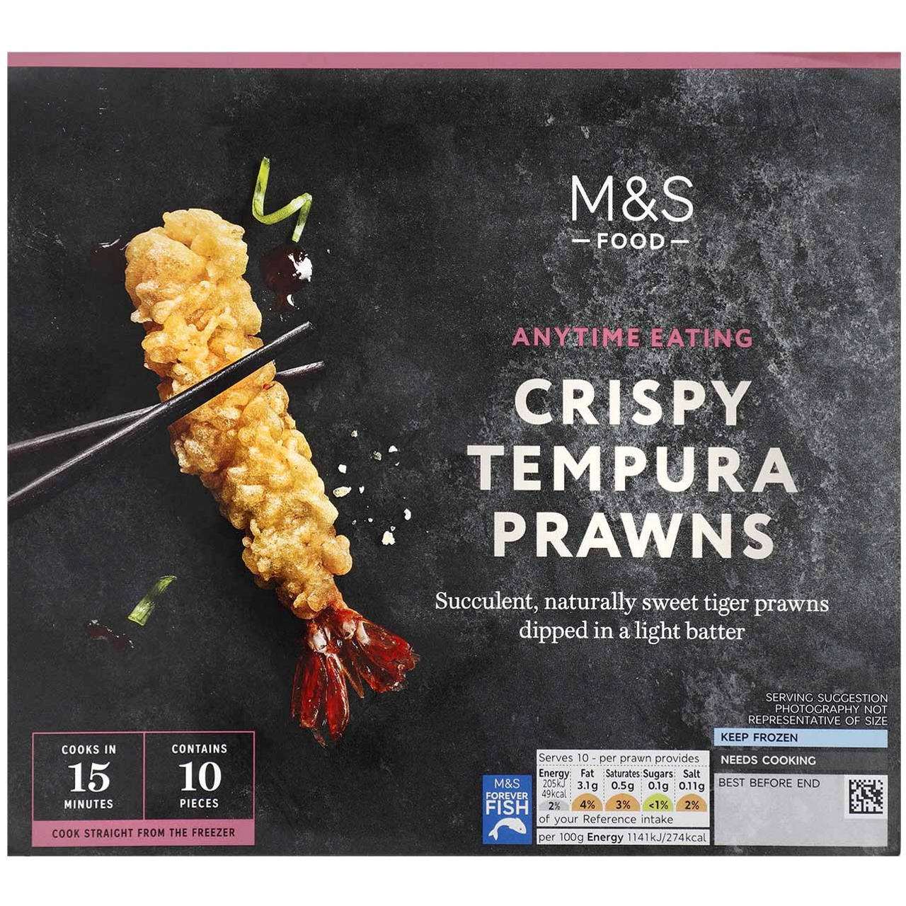 MARKS & SPENCER Krewetki tygrysie w chrupiącym cieście (10 szt.) BN