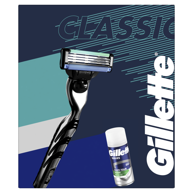 GILLETTE Zestaw: maszynka Mach3 Start + pianka Series