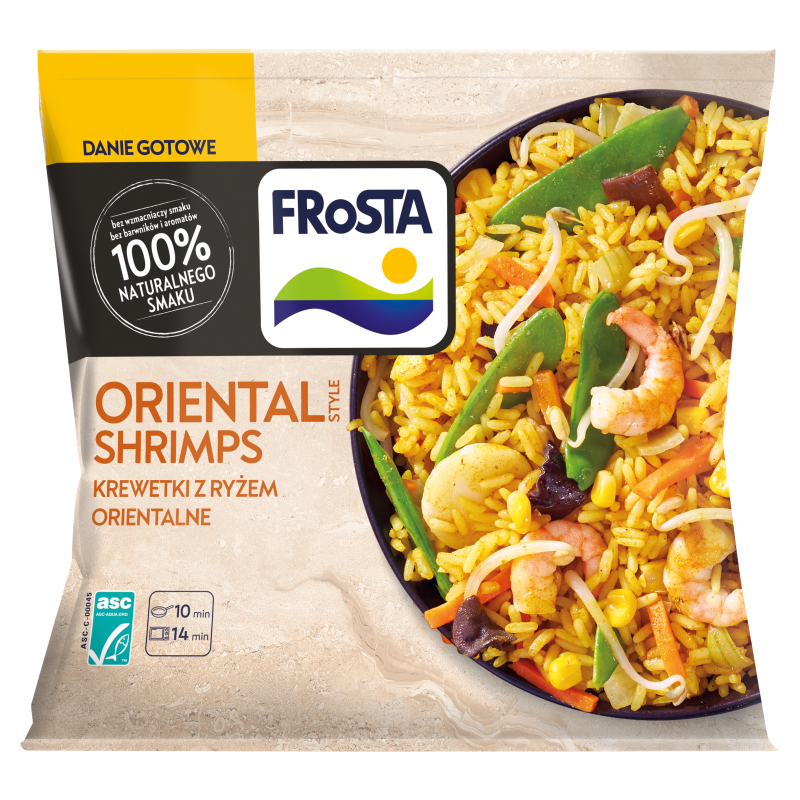 FROSTA Krewetki z ryżem w stylu orientalnym mrożone frisco.pl