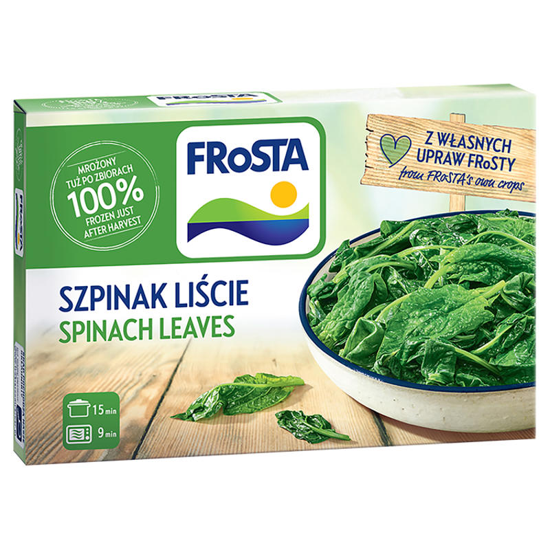 FROSTA Szpinak liście mrożone frisco.pl