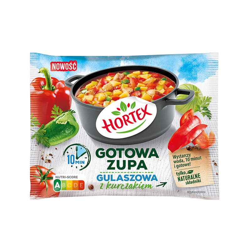HORTEX Gotowa zupa Gulaszowa z kurczakiem