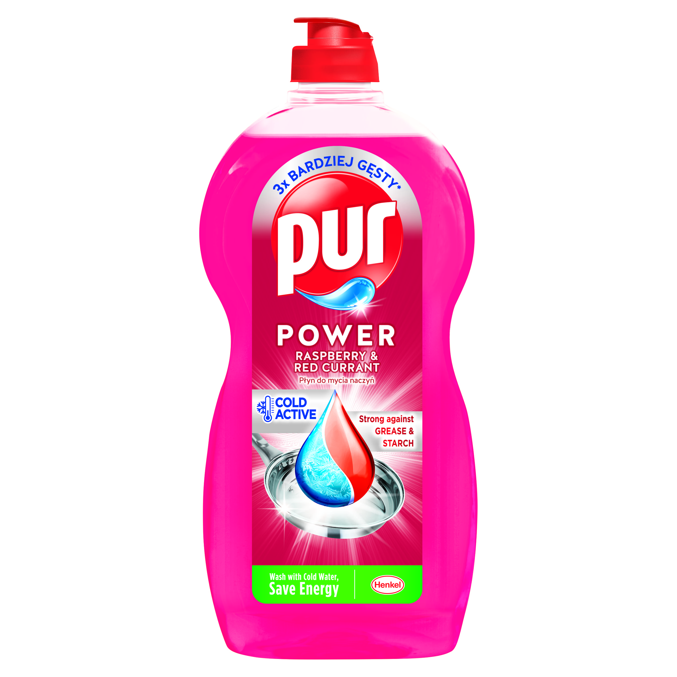PUR POWER Płyn do mycia naczyń - Malina-Czarna Porzeczka frisco.pl