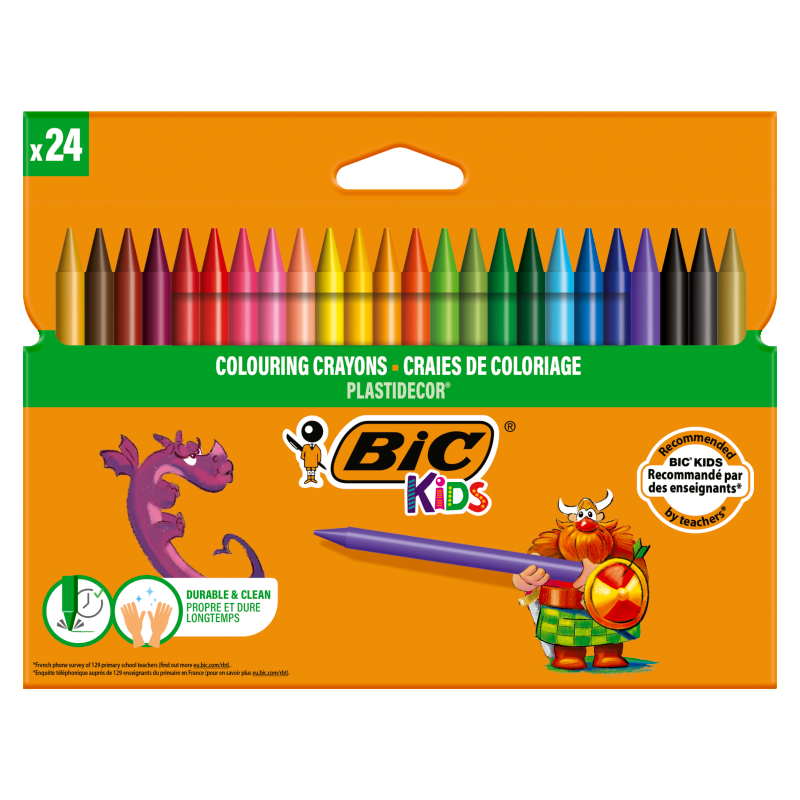 BIC Kids Kredki świecowe 24 kolory
