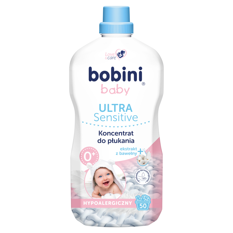 BOBINI Baby Koncentrat do płukania ubranek niemowlęcych i dziecięcych z mleczkiem bawełnianym frisco.pl