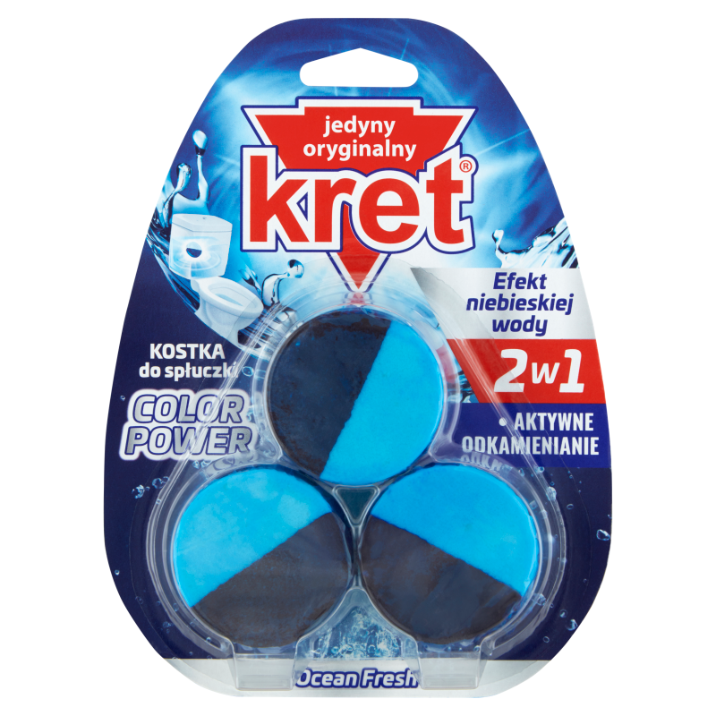 KRET Kostka do WC Ocean Fresh 3x50g frisco.pl