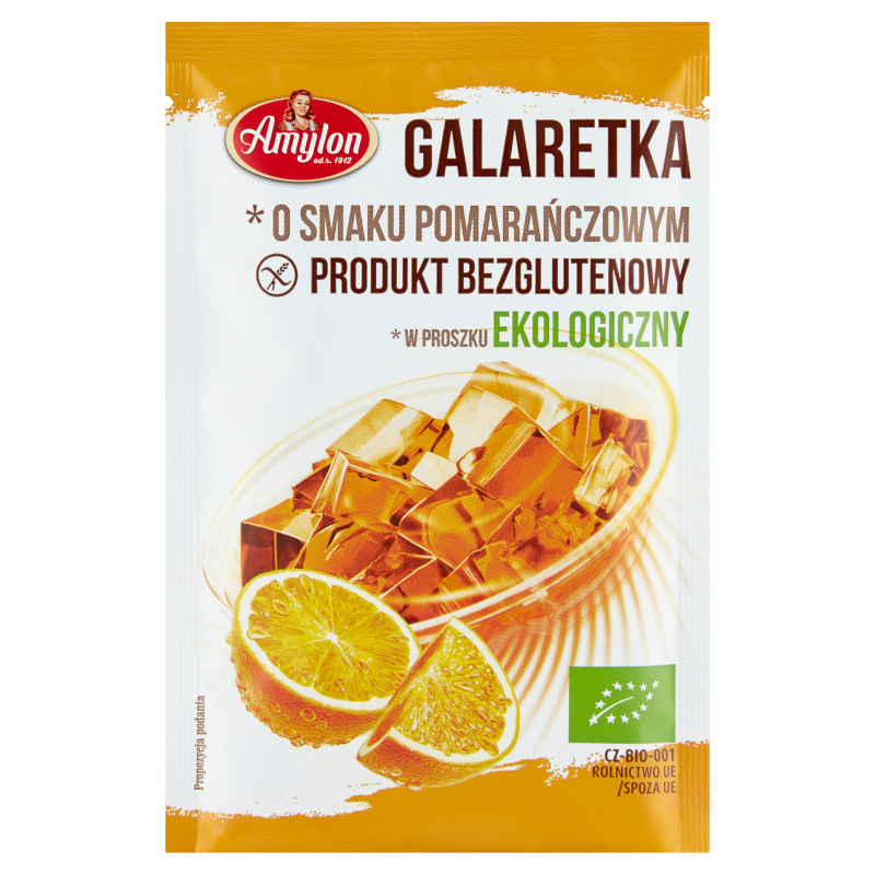 AMYLON Galaretka o smaku pomarańczowym bezglutenowa BIO