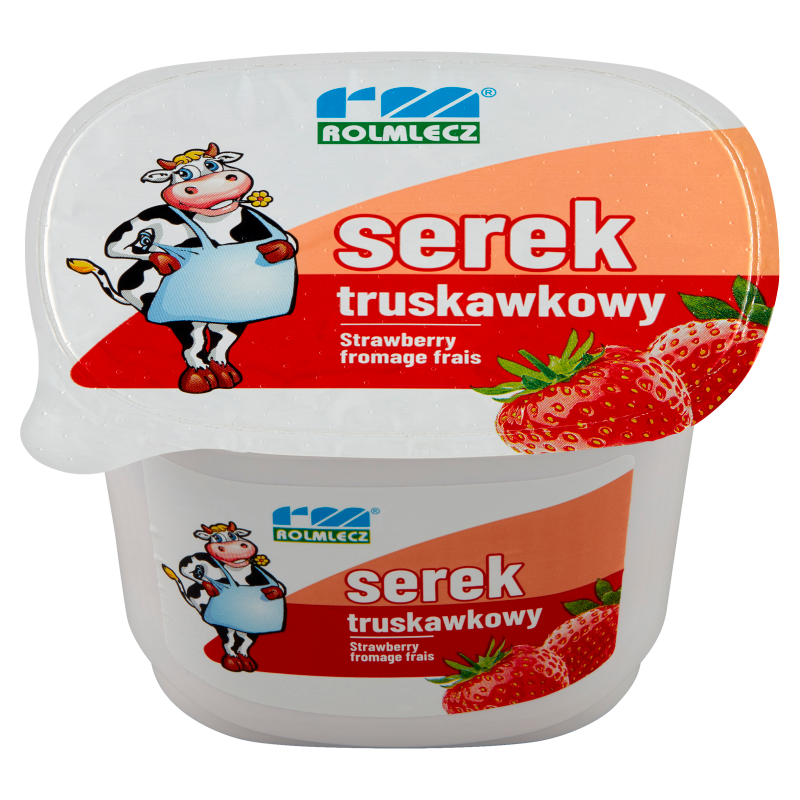 ROLMLECZ Serek homogenizowany o smaku truskawkowym frisco.pl