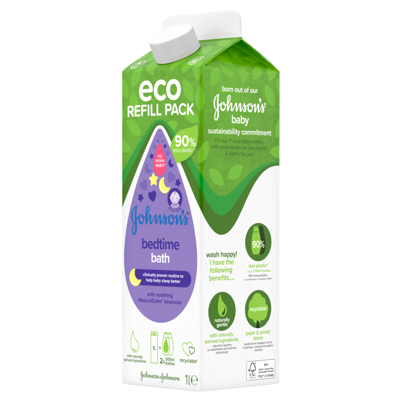 JOHNSONS® Baby Płyn do kąpieli na dobranoc Refill frisco.pl