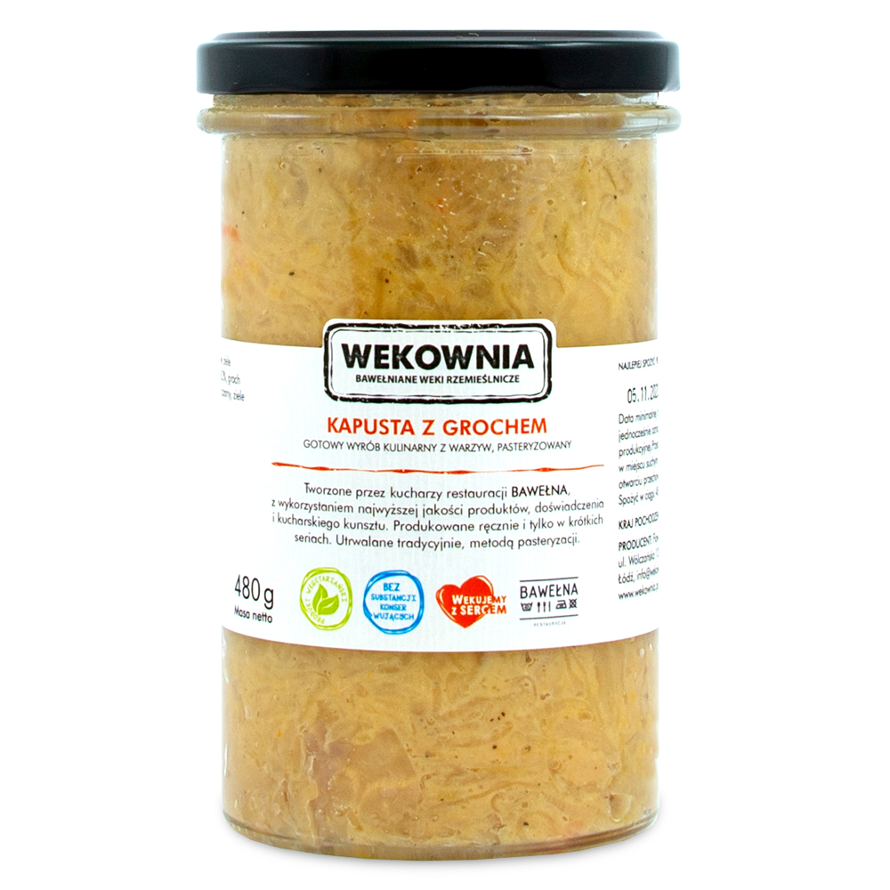 WEKOWNIA Kapusta z grochem