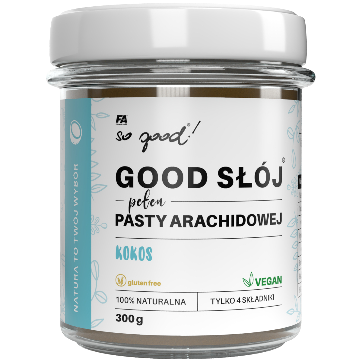 SOGOOD! Good Słój pełen kokosowej pasty arachidowej