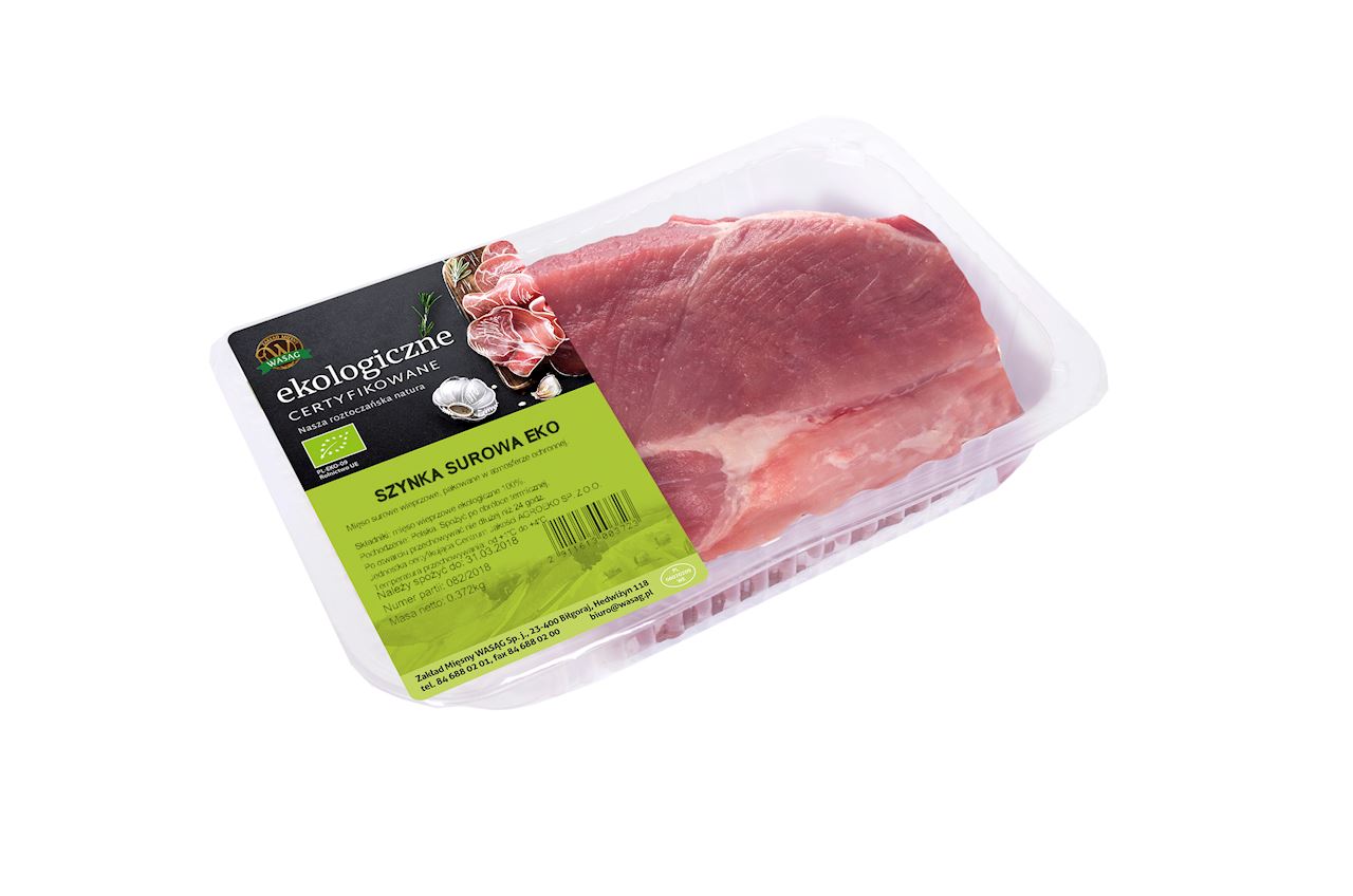 WASĄG Szynka wieprzowa surowa BIO (640g - 960g)