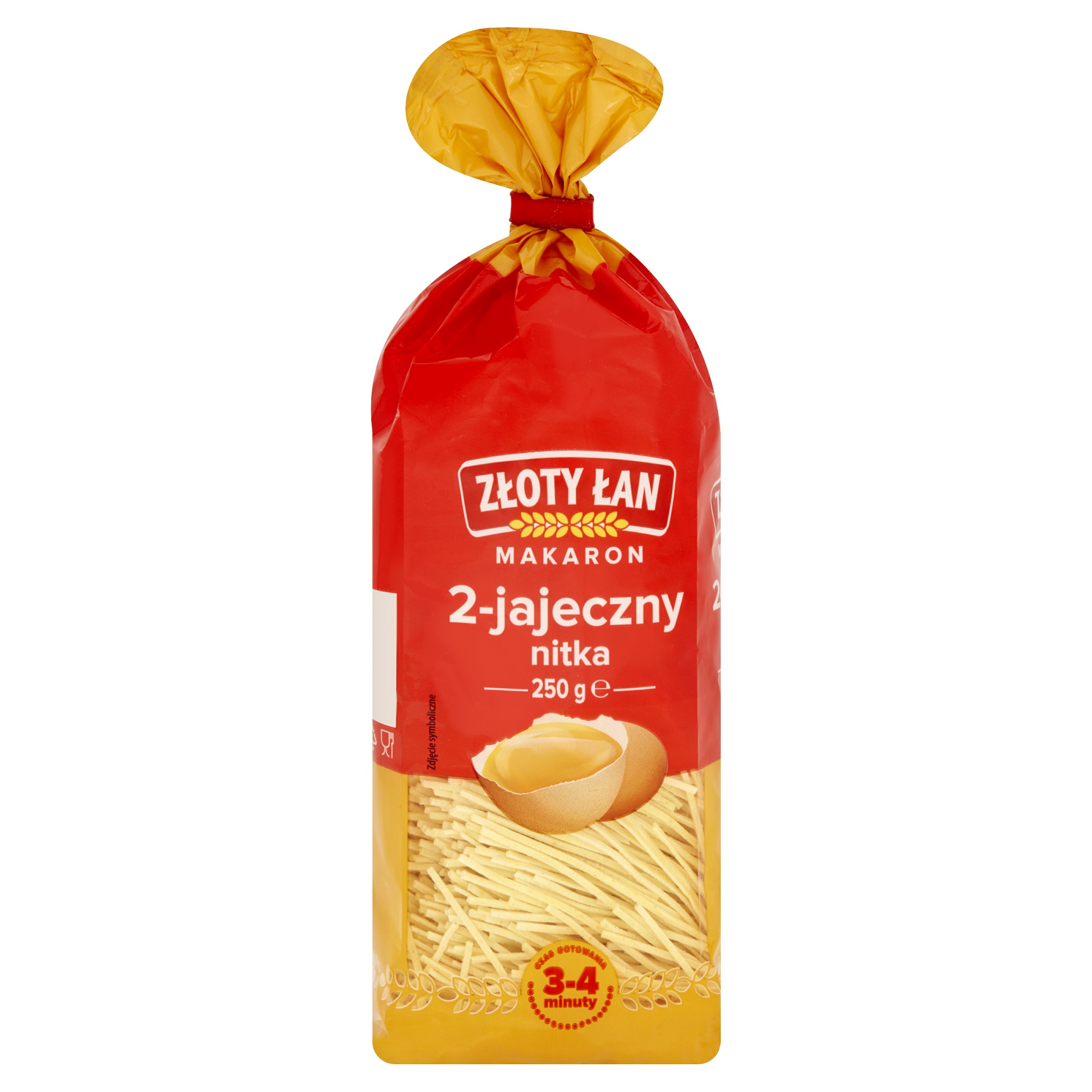 ZŁOTY ŁAN Makaron 2-jajeczny nitka