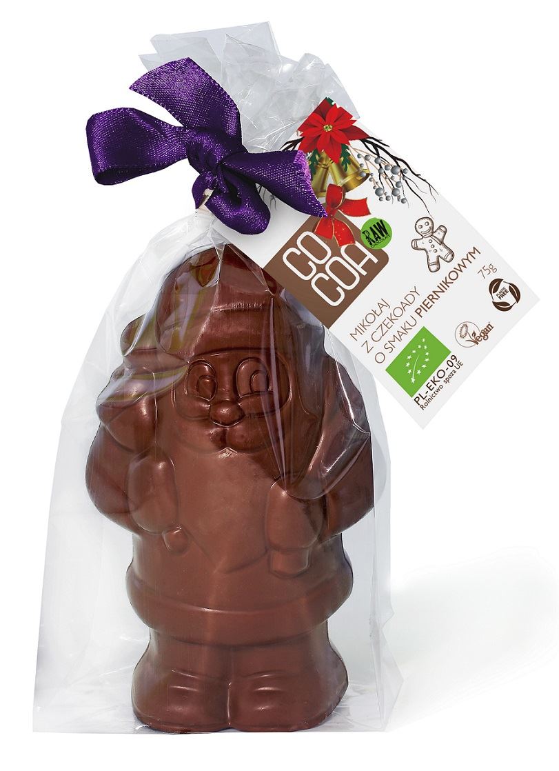COCOA Mikołaj z czekolady o smaku piernikowym BIO BN