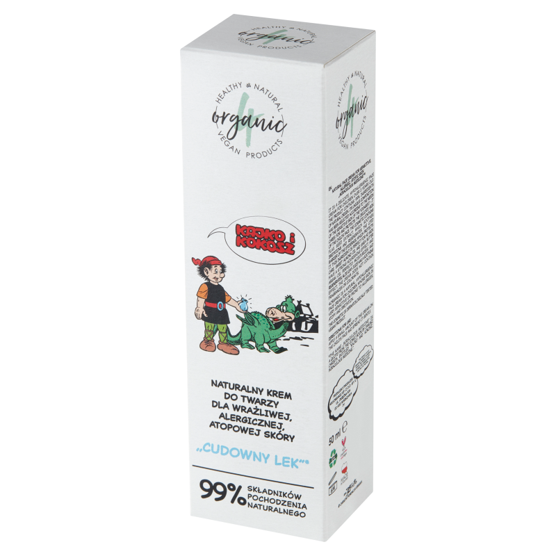 KAJKO I KOKOSZ Naturalny krem do twarzy dla wrażliwej alergicznej atopowej skóry