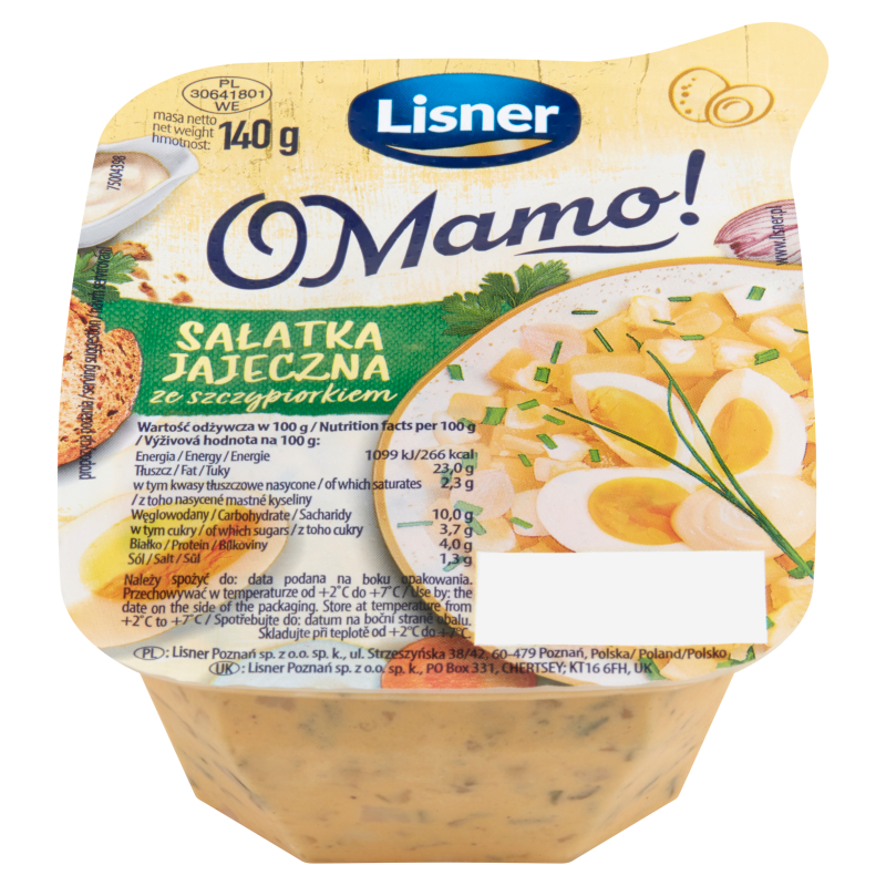LISNER Sałatka jajeczna ze szczypiorkiem + widelczyk frisco.pl