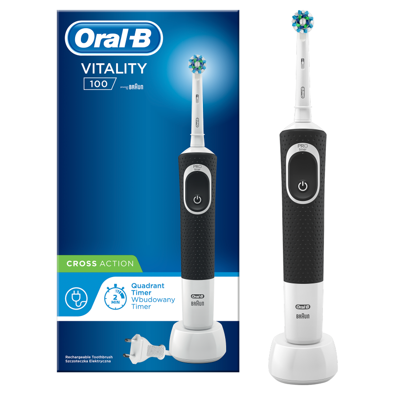 ORAL-B Vitality 100 Szczoteczka elektryczna, czarna frisco.pl