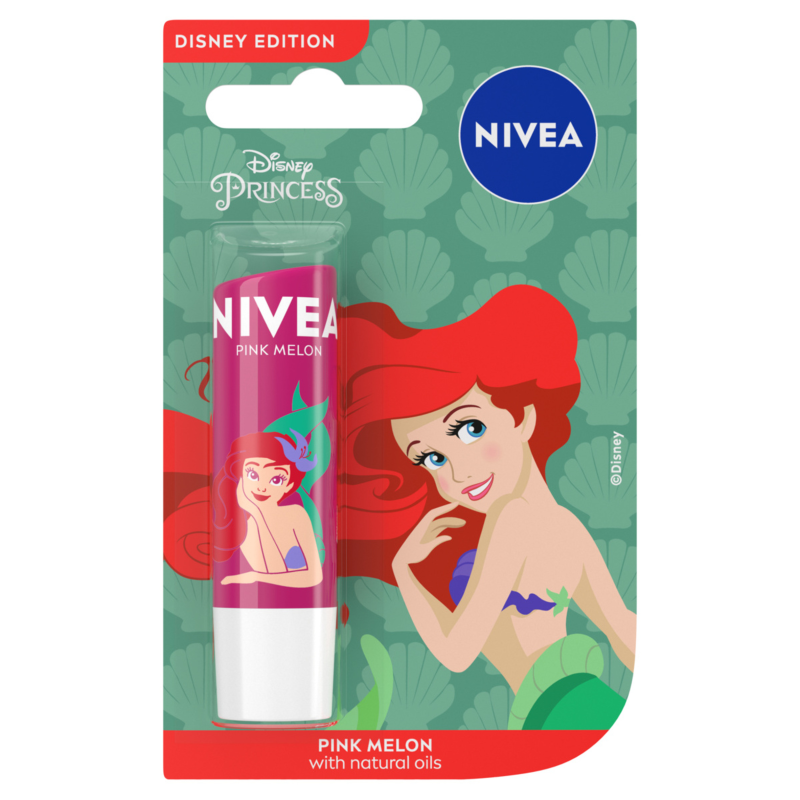 NIVEA Pielęgnująca pomadka do ust Disney Limited Edition Ariel 48 g frisco.pl