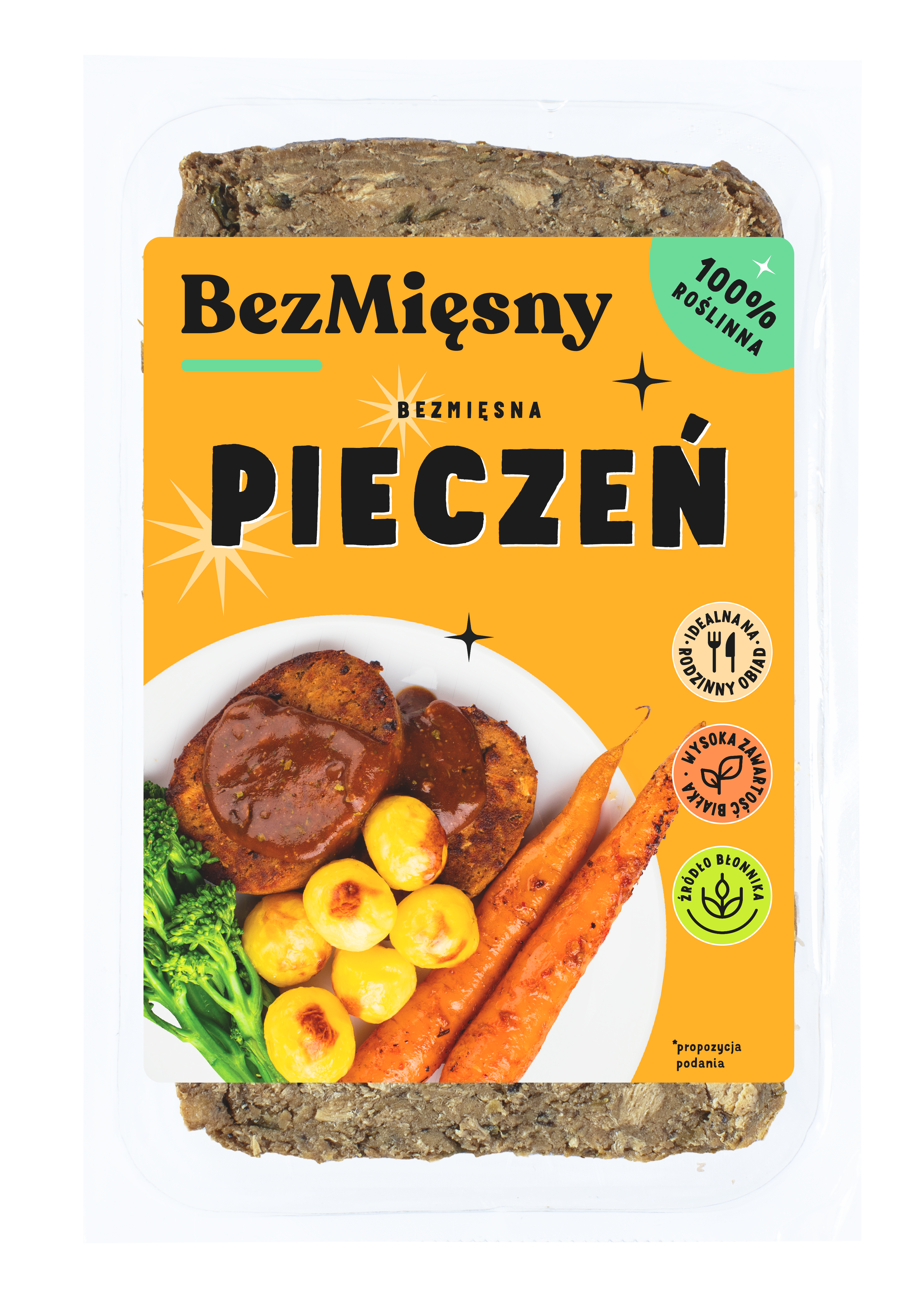 BEZMIĘSNY Bezmięsna Pieczeń z ogórkiem