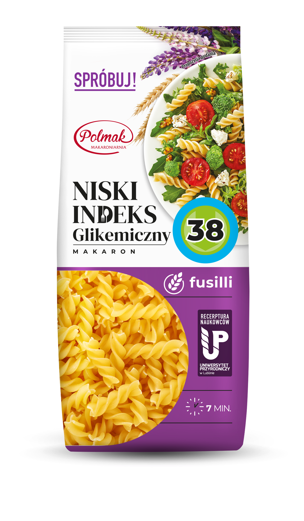 POLMAK Makaron fusilli (o niskim indeksie glikemicznym) frisco.pl