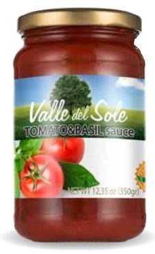 VALLE DEL SOLE Sos pomidorowy z dodatkiem bazylii