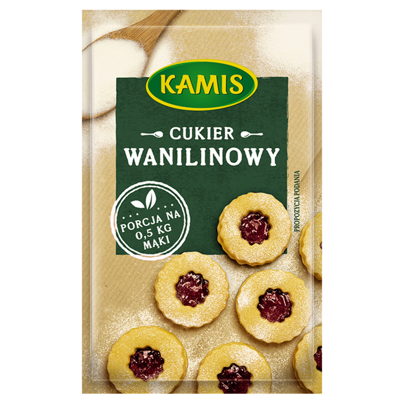 KAMIS Cukier wanilinowy na 0,5kg mąki frisco.pl