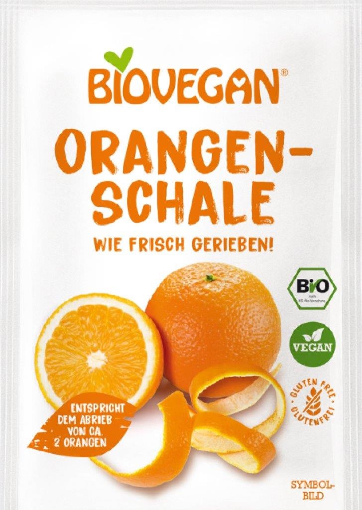 BIOVEGAN Skórka pomarańczowa (mix suszonej i liofilizowanej) bezglutenowa BIO
