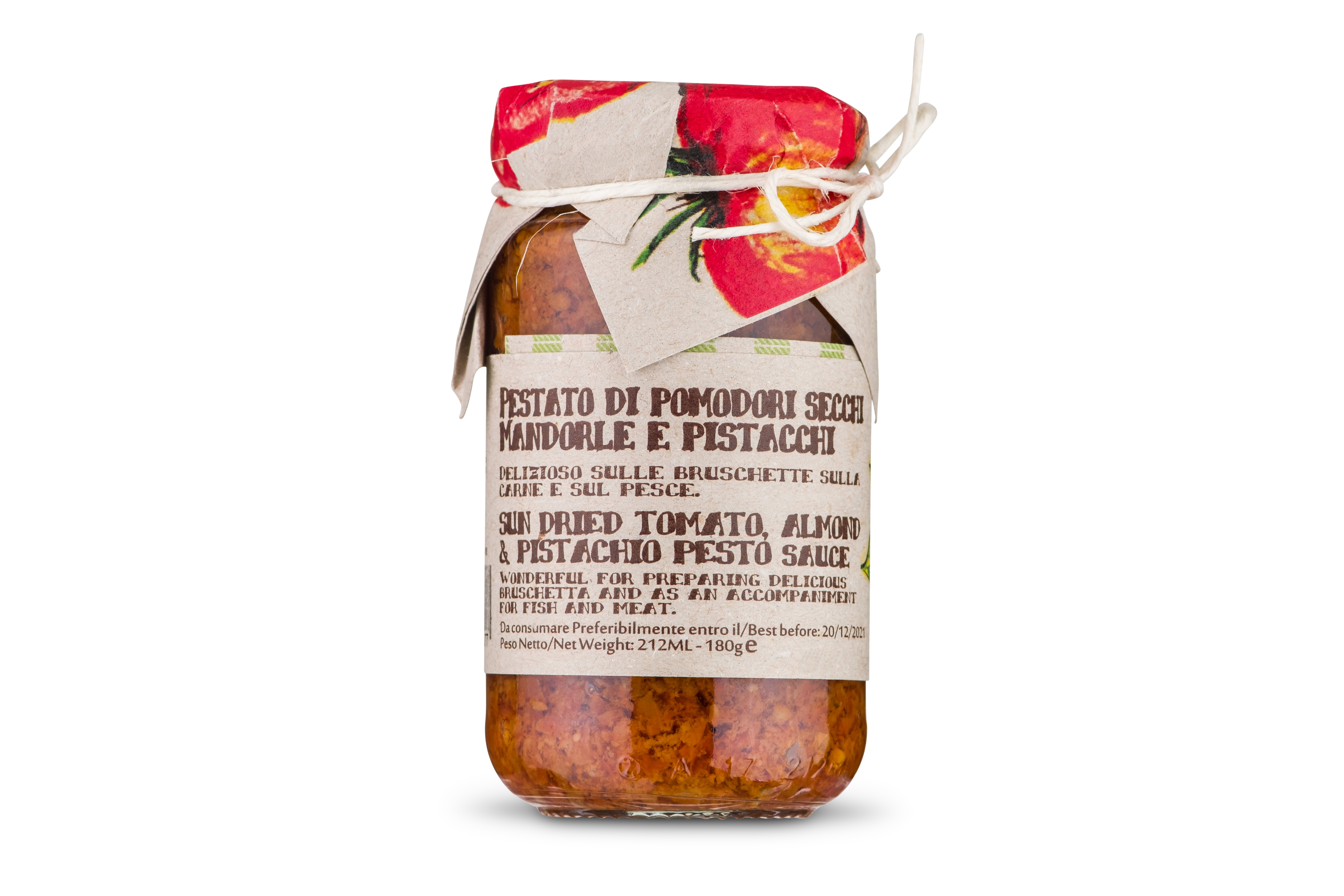ARTIGIANI DEI SAPORI Pesto z suszonych pomidorów migdałów i pistacji