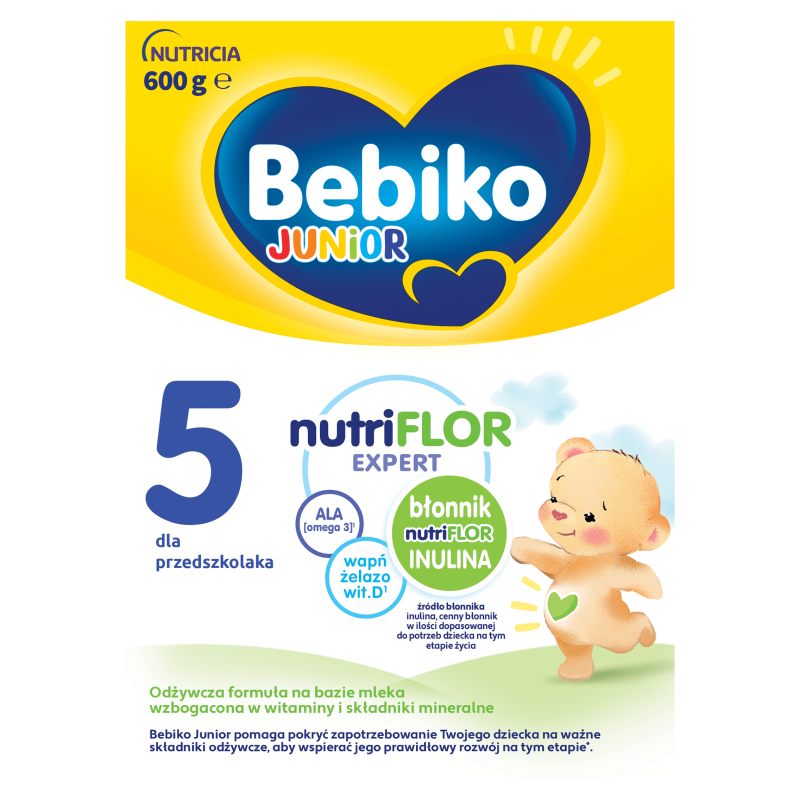 BEBIKO Junior 5 Odżywcza formuła na bazie mleka dla przedszkolaka