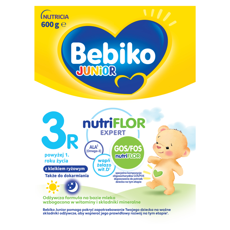 BEBIKO Junior 3R Odżywcza formuła na bazie mleka dla dzieci powyżej 1. roku życia frisco.pl